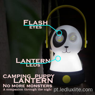 Conjunto de farol e lanterna de acampamento para crianças